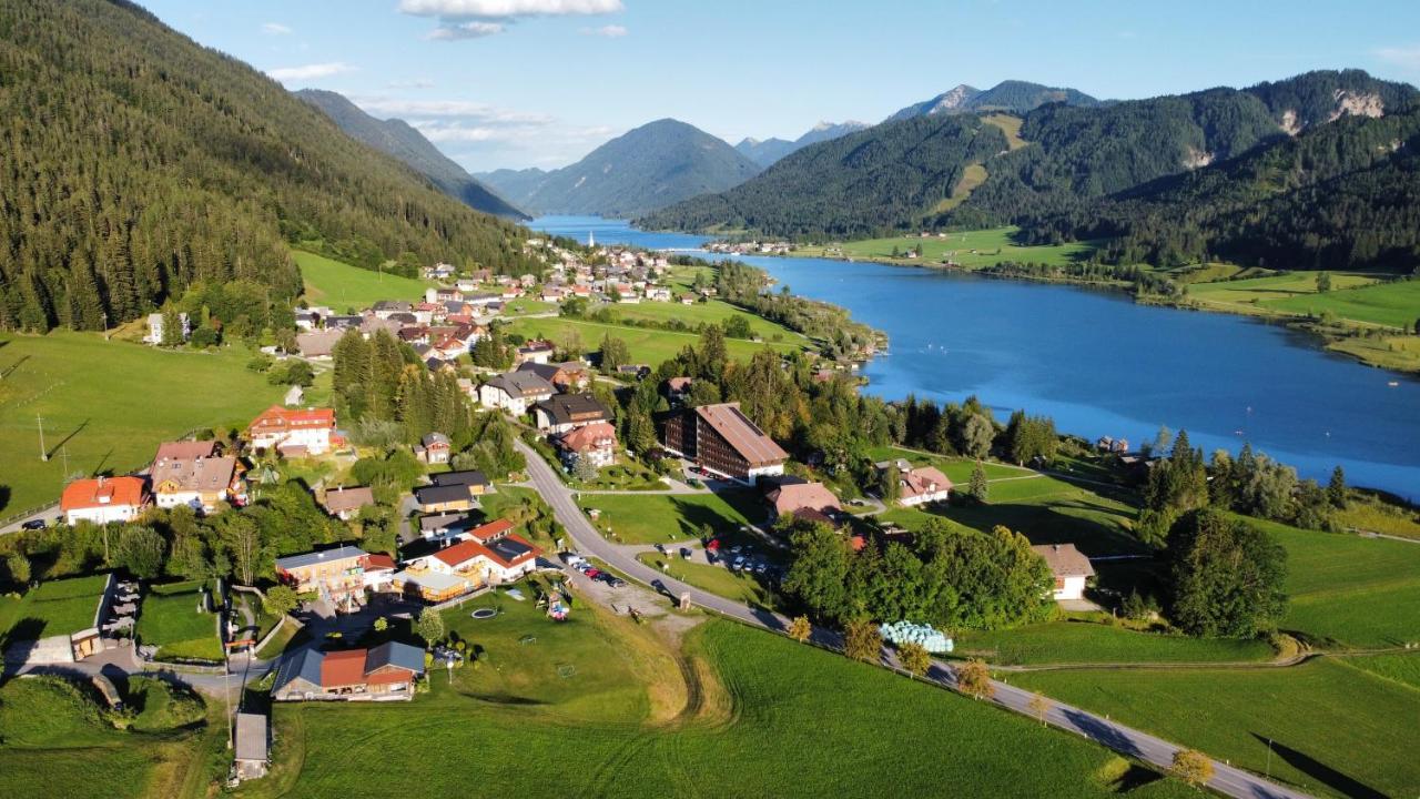 Erdhaeuser Und Apartments Mit Seeblick Und Alleinlage Weissensee Exteriör bild