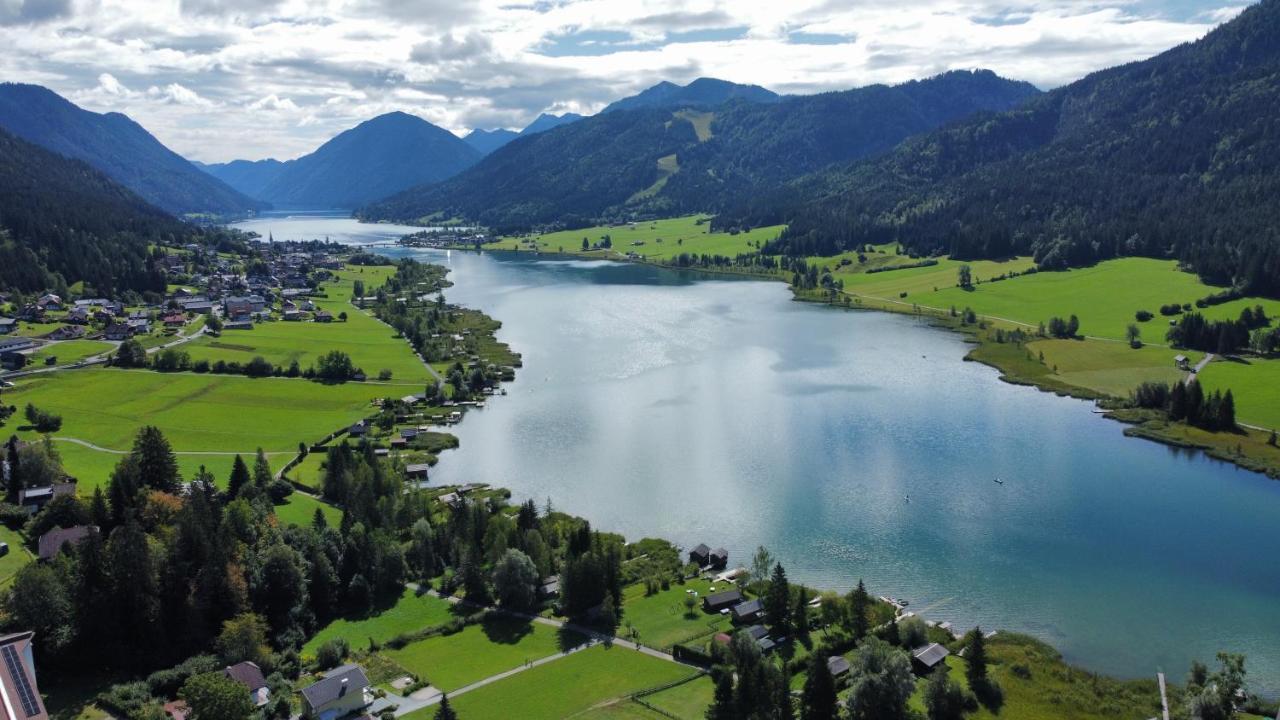 Erdhaeuser Und Apartments Mit Seeblick Und Alleinlage Weissensee Exteriör bild